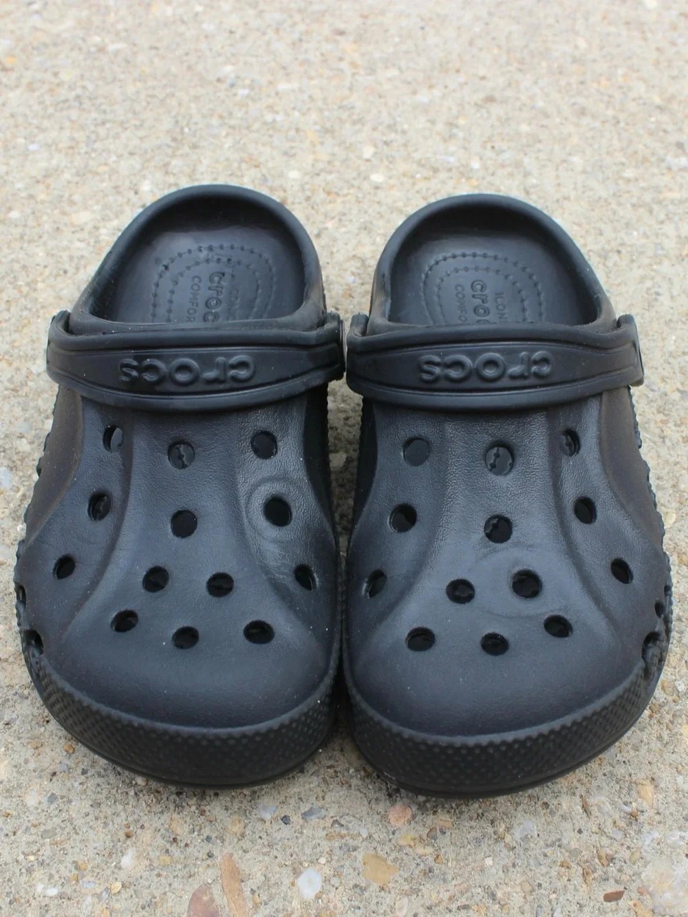 Crocs Kids' Black Baya Clogs Sz C 12